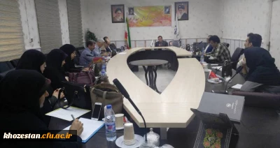 برگزاری جلسه شورای آموزشی مدیریت امور پردیس های استان خوزستان