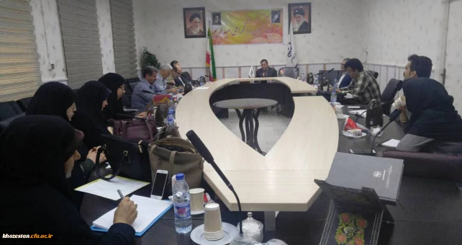 برگزاری جلسه شورای آموزشی مدیریت امور پردیس های استان خوزستان