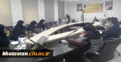 برگزاری جلسه شورای آموزشی مدیریت امور پردیس های استان خوزستان