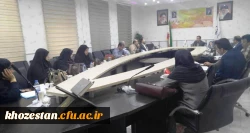 برگزاری جلسه شورای آموزشی مدیریت امور پردیس های استان خوزستان