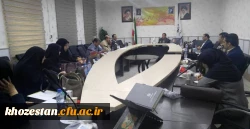 برگزاری جلسه شورای آموزشی مدیریت امور پردیس های استان خوزستان