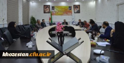 برگزاری جلسه شورای پژوهشی دانشگاه فرهنگیان استان خوزستان