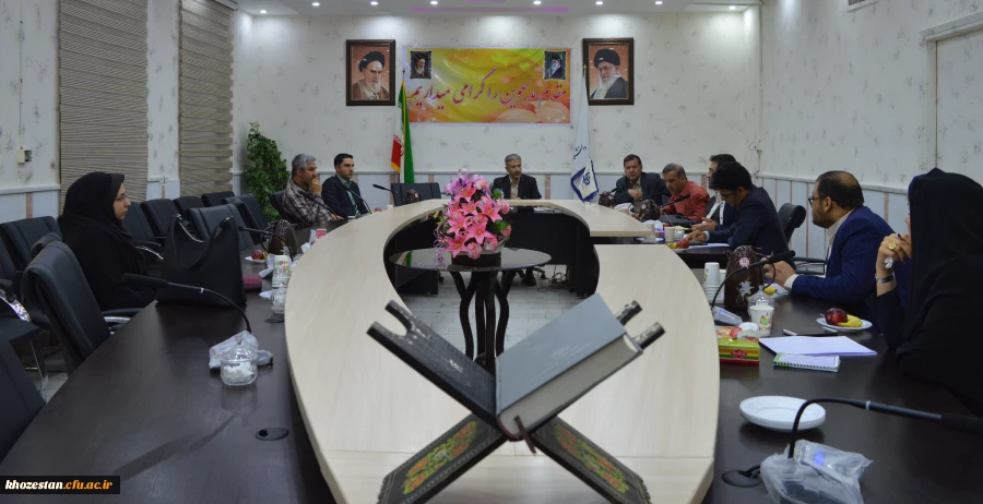 برگزاری جلسه شورای پژوهشی دانشگاه فرهنگیان استان خوزستان
