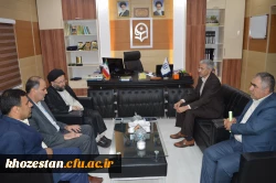 نشست صمیمانه حجت الاسلام سید محسن شفیعی مسئول نهاد رهبر معظم انقلاب در دانشگاه های خوزستان- رایزنی در خصوص ستاد اقامه نماز ، فعالیت های فرهنگی و اجتماعی، نهاد رهبری و...