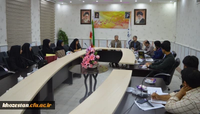 برگزاری نشست صمیمانه اعضای شورای صنفی با مسئولین مدیریت استانی دانشگاه فرهنگیان

نشست صمیمی سرپرست مدیریت امور پردیس های استان خوزستان آقای دکتر جرفی و...