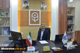 نشست دکتر جرفی سرپرست مدیریت استان ، خانم فرهادی سرپرست پردیس و آقای تقی زاده مدیر کل آموزش و پرورش استان خوزستان با دکتر خنیفر ریاست دانشگاه فرهنگیان در سازمان مرکزی :