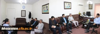 نشست مدیریت امور پردیس های دانشگاه فرهنگیان خوزستان با مدیر کل کتابخانه های عمومی استان خوزستان