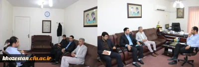نشست مدیریت امور پردیس های دانشگاه فرهنگیان خوزستان با مدیر کل کتابخانه های عمومی استان خوزستان