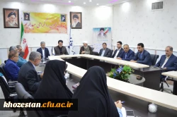 دیدار دکتر یوسفی نماینده مردم استان خوزستان در مجلس با مدیریت استانی و اعضای هیئت علمی 

در خصوص همکاری با دانشگاه فرهنگیان در زمینه رفع موانع و مشکلات