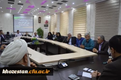 دیدار دکتر یوسفی نماینده مردم استان خوزستان در مجلس با مدیریت استانی و اعضای هیئت علمی 

در خصوص همکاری با دانشگاه فرهنگیان در زمینه رفع موانع و مشکلات