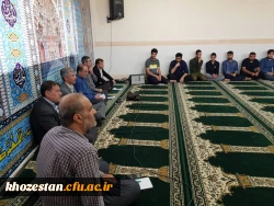 نشست صمیمانه ای به صورت پرسش و پاسخ  در حوزه های مختلف فعالیت های پردیس میان دانشجویان پردیس حضرت رسول اکرم ( ص) خوزستان با مدیریت دانشگاه فرهنگیان خوزستان برگزار گردید: