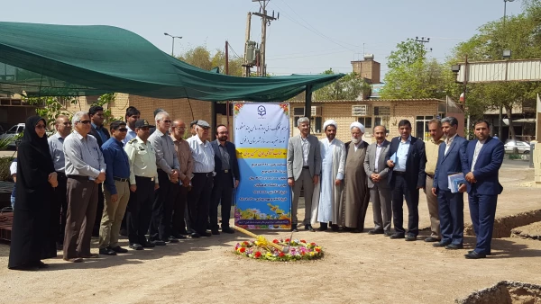 مراسم کلنگ زنی سالن چند منظوره در دانشگاه فرهنگیان حضرت خدیجه کبری (س)