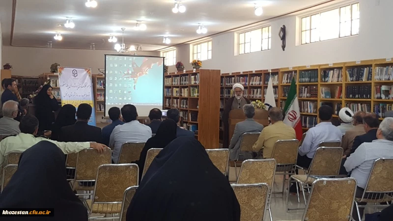 مراسم کلنگ زنی سالن چند منظوره در دانشگاه فرهنگیان حضرت خدیجه کبری (س)