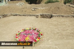 مراسم کلنگ زنی سالن چند منظوره در دانشگاه فرهنگیان حضرت خدیجه کبری (س)