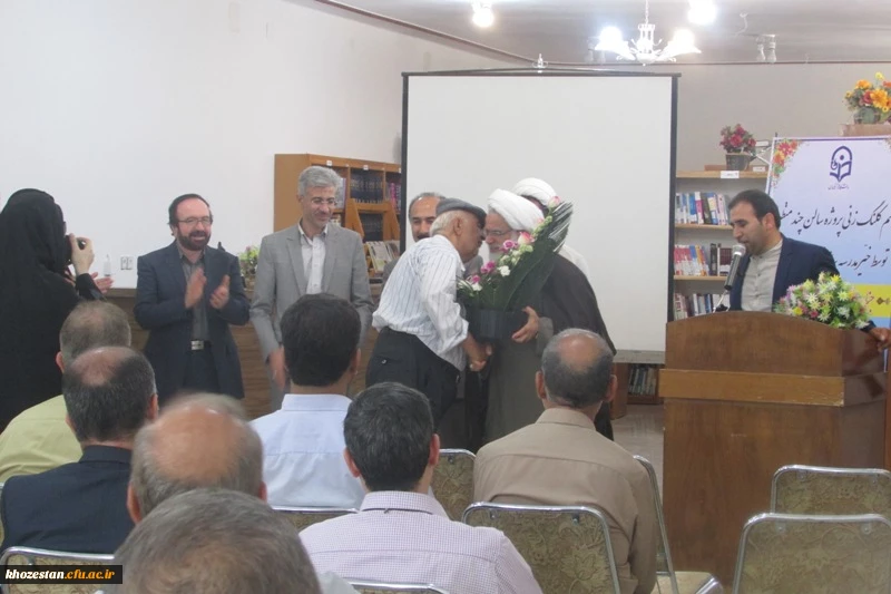 مراسم کلنگ زنی سالن چند منظوره در دانشگاه فرهنگیان حضرت خدیجه کبری (س)