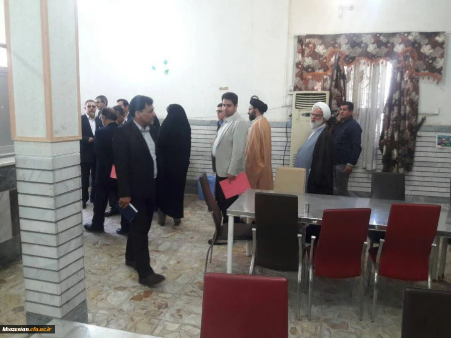 بازدید دکتر خنیفر و هیئت رئیسه همراه از مجموعه خوابگاهی پردیس حضرت فاطمه الزهرا (س)