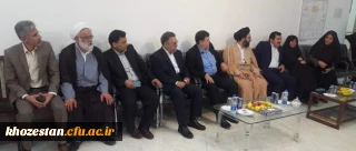 بازدید رییس و هیات رییسه دانشگاه از پردیس حضرت فاطمه الزهرا(س)خورستان