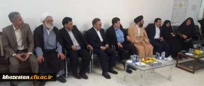 بازدید رییس و هیات رییسه دانشگاه از پردیس حضرت فاطمه الزهرا(س)خورستان