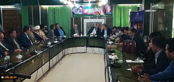 حضور اعضای هیات رئیسه دانشگاه فرهنگیان در آبادان نشان از توجه این دانشگاه به ارزش های دفاع مقدس دارد