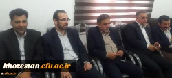رئیس دانشگاه فرهنگیان در دیدار با نماینده مقام معظم رهبری در استان خوزستان:
رهنمود های معنوی علما چراغ راه متولیان تعلیم و تربیت و دانشگاه فرهنگیان