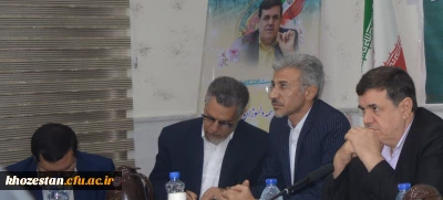 رئیس دانشگاه در جلسه پرسش و پاسخ در دانشگاه فرهنگیان خوزستان:
پیگیری مطالبات اعضای هیئت علمی و نیروهای قراردادی از برنامه های اولویت دار دانشگاه است