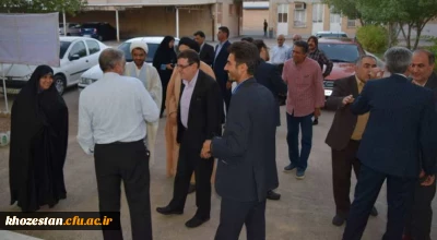 بازدید آقای دکتر خنیفر ریاست محترم دانشگاه فرهنگیان کل کشور به همراه هیئت رئیسه و ریاست محترم مدیریت استانی جناب آقای دکتر جرفی و روسای محترم پردیس های استان خوزستان از مرکز آموزش عالی شیخ مرتضی انصاری دزفول