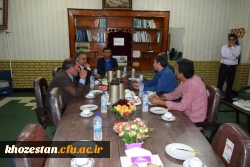 بازدید جناب آقای دکتر خنیفر ریاست محترم دانشگاه فرهنگیان کل کشور به همراه هیئت رئیسه و ریاست محترم مدیریت استانی جناب آقای دکتر جرفی و روسای محترم پردیس های استان خوزستان از مرکز آموزش عالی شیخ مرتضی انصاری دزفول