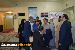 بازدید جناب آقای دکتر خنیفر ریاست محترم دانشگاه فرهنگیان کل کشور به همراه هیئت رئیسه و ریاست محترم مدیریت استانی جناب آقای دکتر جرفی و روسای محترم پردیس های استان خوزستان از مرکز آموزش عالی شیخ مرتضی انصاری دزفول