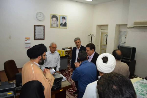 بازدید جناب آقای دکتر خنیفر ریاست محترم دانشگاه فرهنگیان کل کشور به همراه هیئت رئیسه و ریاست محترم مدیریت استانی جناب آقای دکتر جرفی و روسای محترم پردیس های استان خوزستان از مرکز آموزش عالی شیخ مرتضی انصاری دزفول