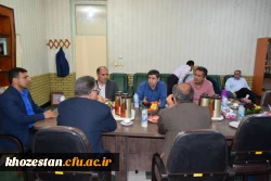 بازدید جناب آقای دکتر خنیفر ریاست محترم دانشگاه فرهنگیان کل کشور به همراه هیئت رئیسه و ریاست محترم مدیریت استانی جناب آقای دکتر جرفی و روسای محترم پردیس های استان خوزستان از مرکز آموزش عالی شیخ مرتضی انصاری دزفول