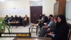 بازدید رییس و هیات رییسه دانشگاه فرهنگیان از مرکز آموزش عالی خدیجه کبری (س) دزفول