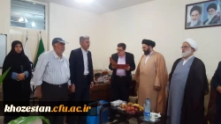 بازدید رییس و هیات رییسه دانشگاه فرهنگیان از مرکز آموزش عالی خدیجه کبری (س) دزفول
