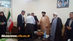بازدید رییس و هیات رییسه دانشگاه فرهنگیان از مرکز آموزش عالی خدیجه کبری (س) دزفول