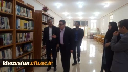 بازدید رییس و هیات رییسه دانشگاه فرهنگیان از مرکز آموزش عالی خدیجه کبری (س) دزفول