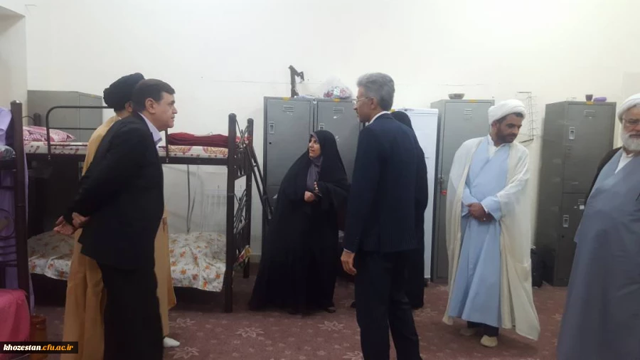 بازدید رییس و هیات رییسه دانشگاه فرهنگیان از مرکز آموزش عالی خدیجه کبری (س) دزفول