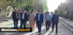 بازدید رییس و هیات رییسه دانشگاه فرهنگیان از مرکز آموزش عالی امام رضا (ع) اندیمشک