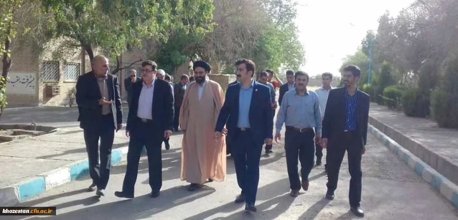 بازدید رییس و هیات رییسه دانشگاه فرهنگیان از مرکز آموزش عالی امام رضا (ع) اندیمشک