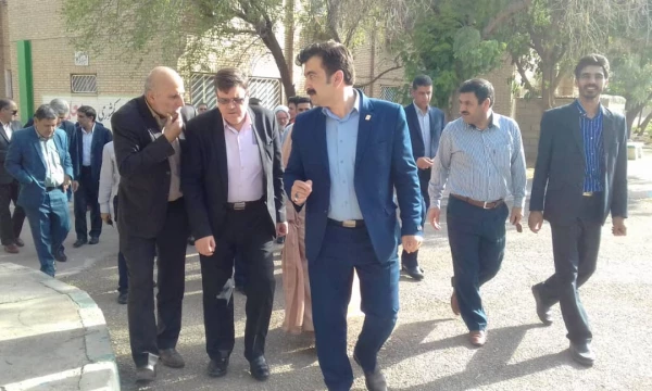 بازدید رییس و هیات رییسه دانشگاه فرهنگیان از مرکز آموزش عالی امام رضا (ع) اندیمشک