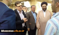 بازدید رییس و هیات رییسه دانشگاه فرهنگیان از مرکز آموزش عالی امام رضا (ع) اندیمشک