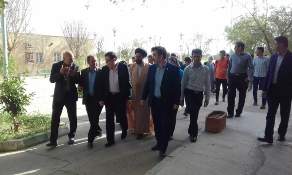 بازدید رییس و هیات رییسه دانشگاه فرهنگیان از مرکز آموزش عالی امام رضا (ع) اندیمشک