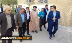 بازدید رییس و هیات رییسه دانشگاه فرهنگیان از مرکز آموزش عالی امام رضا (ع) اندیمشک