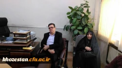 بازدید رییس و هیات رییسه دانشگاه فرهنگیان از مرکز آموزش عالی امام رضا (ع) اندیمشک