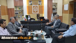 جلسه هم اندیشی در خصوص همکاری مشترک دانشگاه فرهنگیان استان خوزستان با آموزش و پرورش ناحیه 4 اهواز