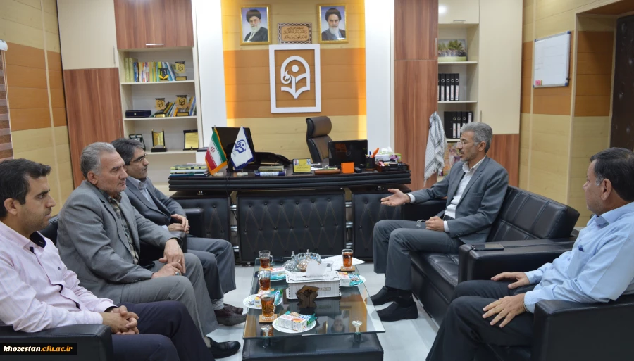 جلسه هم اندیشی در خصوص همکاری مشترک دانشگاه فرهنگیان استان خوزستان با آموزش و پرورش ناحیه 4 اهواز