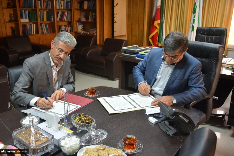 تفاهم نامه همکاری میان دانشگاه فرهنگیان استان خوزستان با دانشگاه شهید چمران اهواز