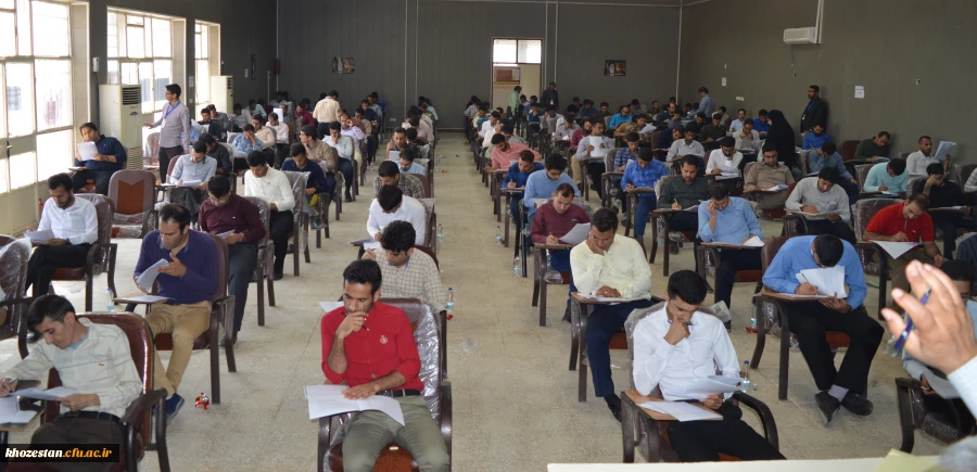 برگزاری آزمون اصلح مهارت آموزان ورودی 95  امروز در پردیس حضرت رسول اکرم (ص) اهواز در دو بخش خواهران و برادران برگزار گردید.