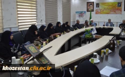 معارفه سرکار خانم دکتر درخشان سرپرست پردیس حضرت فاطمه الزهرا(س) اهواز