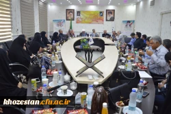 معارفه سرکار خانم دکتر درخشان سرپرست پردیس حضرت فاطمه الزهرا(س) اهواز