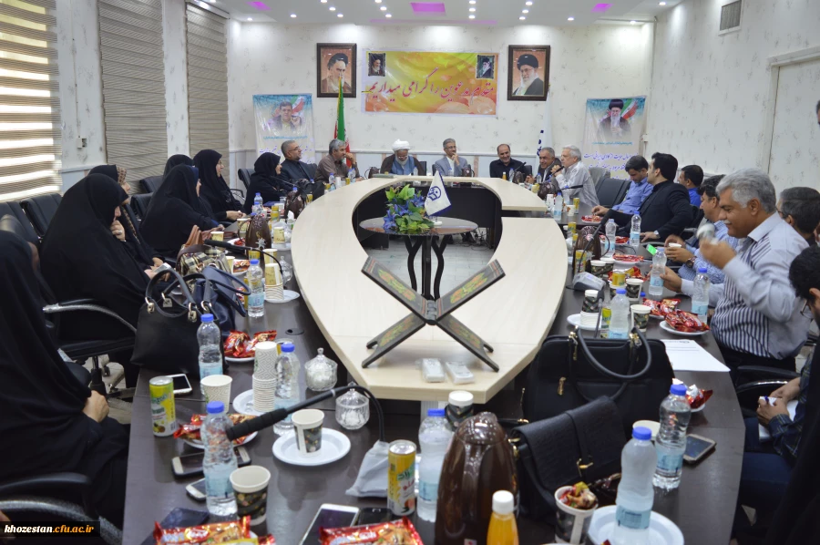 معارفه سرکار خانم دکتر درخشان سرپرست پردیس حضرت فاطمه الزهرا(س) اهواز