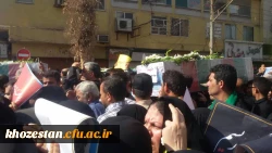 شرکت در مراسم تشیع شهدای حادثه تروریستی اهواز مورخ 02/07/97